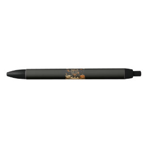 Spooky Biscuits Bakery Black Cat Halloween Ink Pen