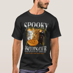 Spooky Biscuits Club we Raise Spirits and Knead Fu T-Shirt