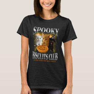 Spooky Biscuits Club we Raise Spirits and Knead Fu T-Shirt