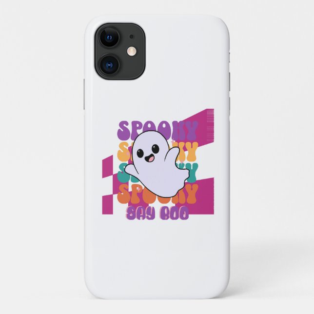 Spooky Boo Case-Mate iPhone Case (Back)