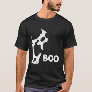 Spooky Boo Dairy Cow Halloween Costumes Farmer Adu T-Shirt