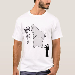 Spooky Boo Ghost Halloween Funny Novelty Shirt