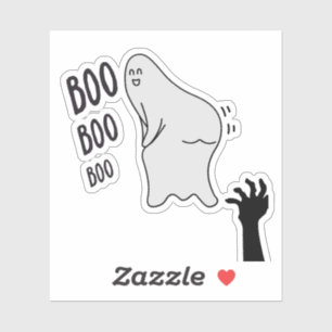 Spooky Boo Ghost Halloween Funny Novelty Shirt