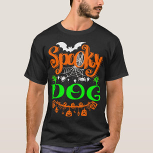 Spooky Boo Halloween Animal Dog Giftidea T-Shirt