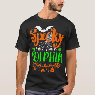 Spooky Boo Halloween Animal Dolphin Giftidea T-Shirt