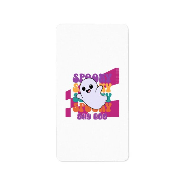 Spooky Boo Label (Front)