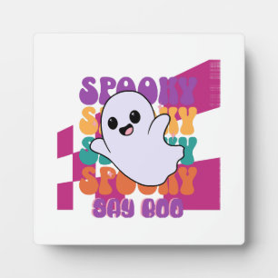 Spooky Boo Plaque