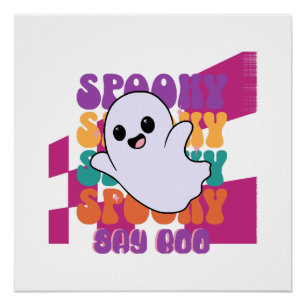 Spooky Boo Poster