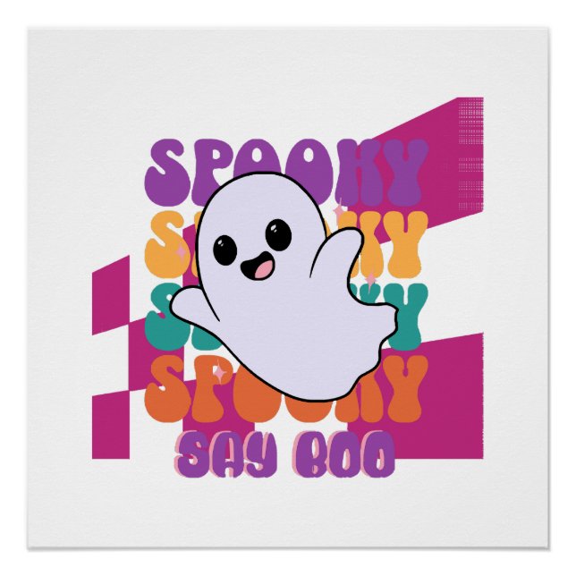 Spooky Boo Poster (Front)