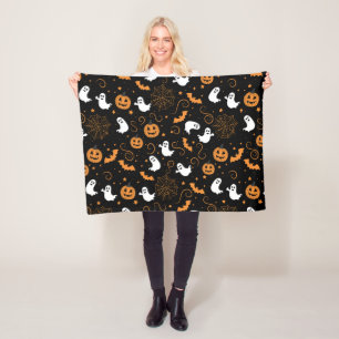 Spooky Boo-tiful Night Fleece Blanket