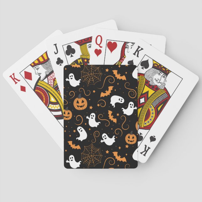 Spooky Boo-tiful Night Playing Cards (Back)