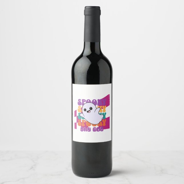 Spooky Boo Wine Label (Front)
