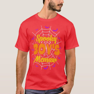 Spooky Boy's Memaw Mum Spooky Halloween Costume 15 T-Shirt
