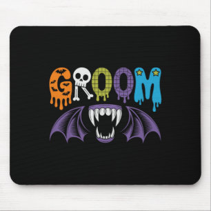 Spooky Bride And Groom Halloween Wedding Love 1 Mouse Pad