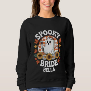 Spooky Bride Ghost Halloween Personalised  Sweatshirt