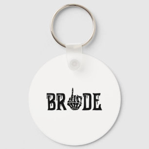 Spooky Bride Groom Gothic Halloween Wedding Matchi Key Ring