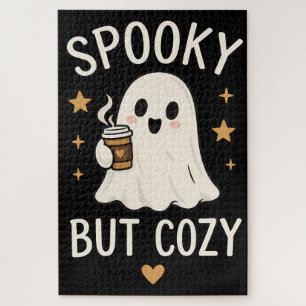 Spooky But Cosy Ghost Halloween Jigsaw Puzzle