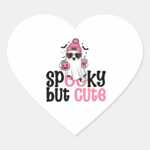 Spooky But Cute Heart Sticker