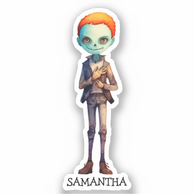 Spooky But Cute Zombie Kid – Adorable Macabre (2) (Front)