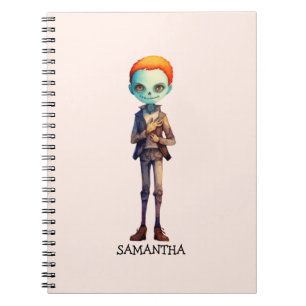 Spooky But Cute Zombie Kid – Adorable Macabre (2) Notebook