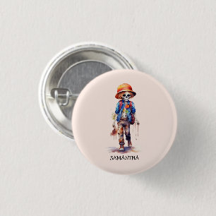 Spooky But Cute Zombie Kid – Adorable Macabre (3) 3 Cm Round Badge