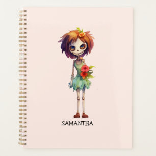 Spooky But Cute Zombie Kid – Adorable Macabre Planner