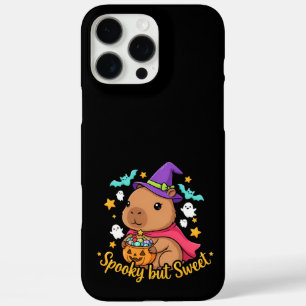 Spooky but Sweet Capybara Witch Halloween iPhone 16 Pro Max Case