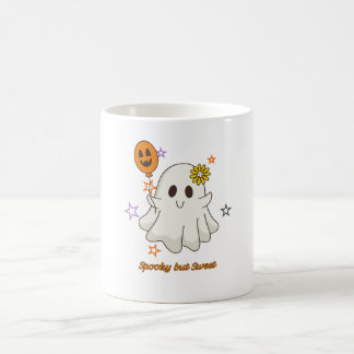Spooky but Sweet Cute Ghost Halloween Coffee Mug
