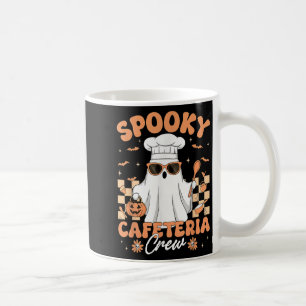Spooky Cafeteria Crew Lunch Lady Halloween Ghost M Coffee Mug
