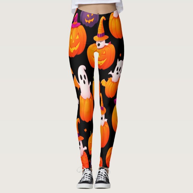 Spooky Candy Night Stretch Pants (Front)