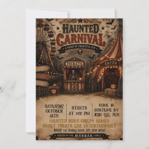 Spooky Carnival Invitation