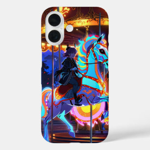 Spooky Carousel iPhone 16 Case
