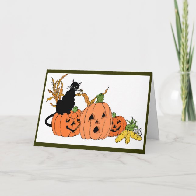 Spooky Cat Card (Front)