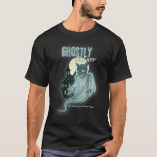 Spooky Cat Manor Haunting T-Shirt