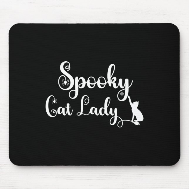 Spooky Cat Mum Shirt  Mouse Pad (Front)