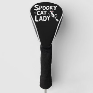 Spooky Cat Mum Spooky Cat Lady Halloween Cat Mum Golf Head Cover