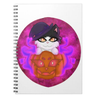 Spooky cat notebook