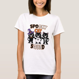 Spooky Cat Squad T-Shirt