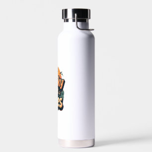 Spooky Cat Vibes Water Bottle