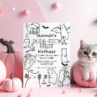 Spooky Cats themed First Birthday Party