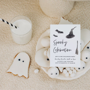 Spooky Celebration   Happy Halloween Invitation