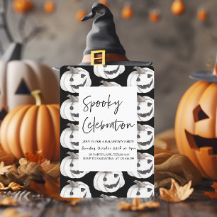 Spooky Celebration   Happy Halloween Invitation