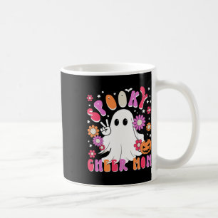 Spooky Cheer Mum Halloween Cheerleader Mama Cheerl Coffee Mug