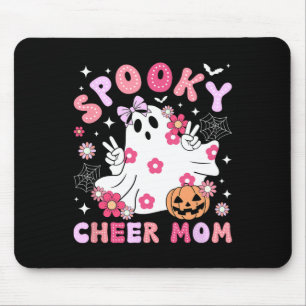 Spooky Cheer Mum Halloween Cheerleader Mama Cheerl Mouse Pad