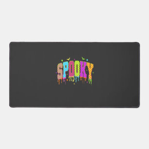 Spooky Chequered Halloween Desk Mat