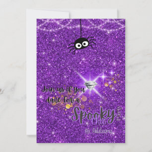 Spooky Chic Halloween Party Invitation