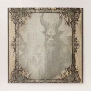 Spooky Christmas Krampus Jigsaw Puzzle
