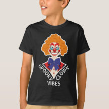 Spooky Clown Vibes Creepy Retro Circus Halloween