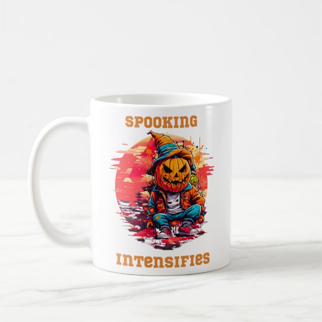 spooky  coffee mug (Left)