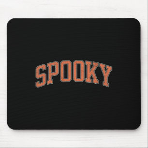 Spooky Collage Style Stay Spooky Fall Halloween Wo Mouse Pad